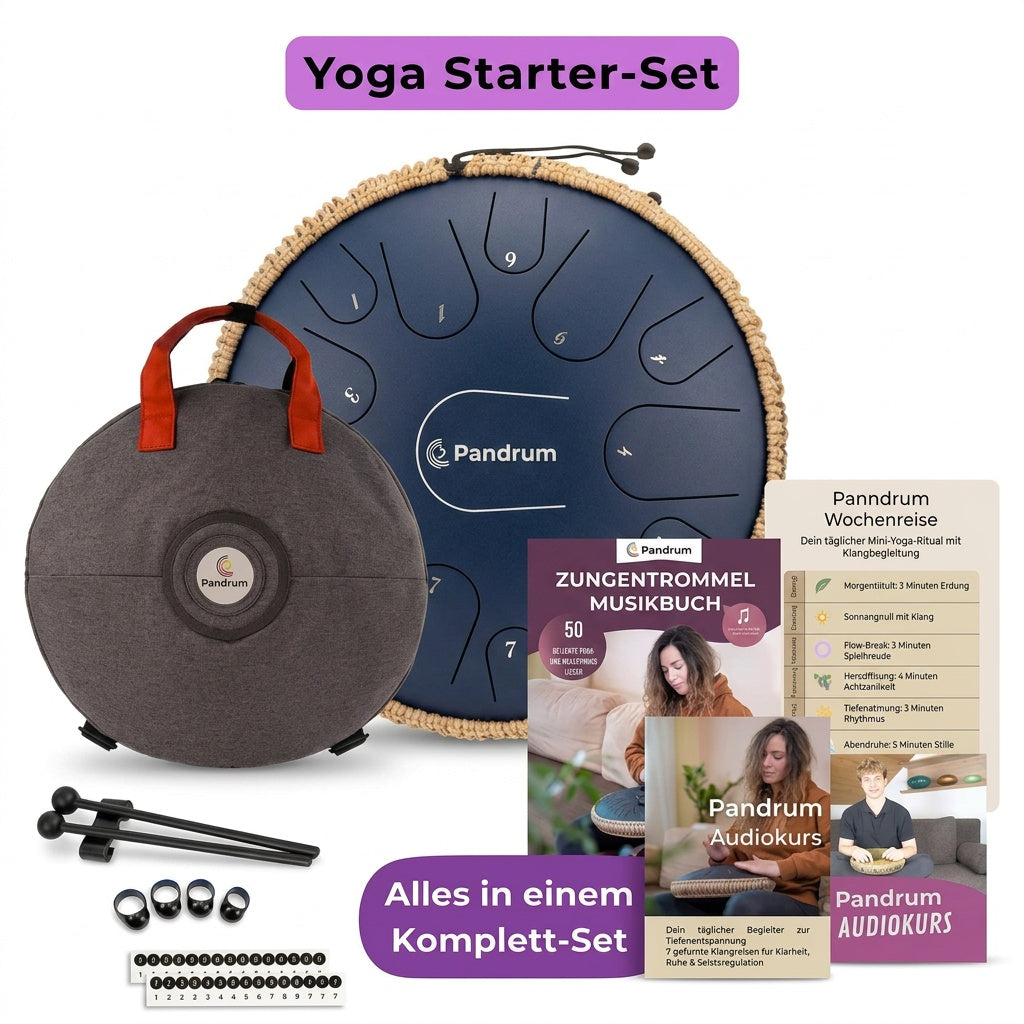 Pandrum Entspannungs Starter Set – Handpan Hybrid Edition