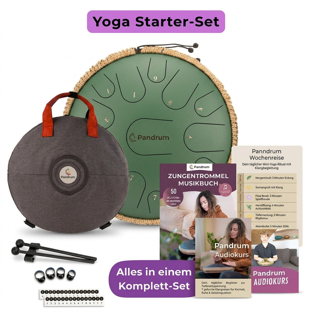 Pandrum Entspannungs Starter Set – Handpan Hybrid Edition
