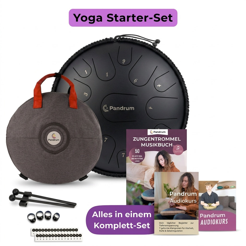 Pandrum Entspannungs Starter Set – Handpan Hybrid Edition